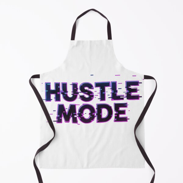 Item preview, HUSTLE MODE Glitch Typography – Futuristic Cyberpunk Streetwear Design designed and sold by Happyfreedom.