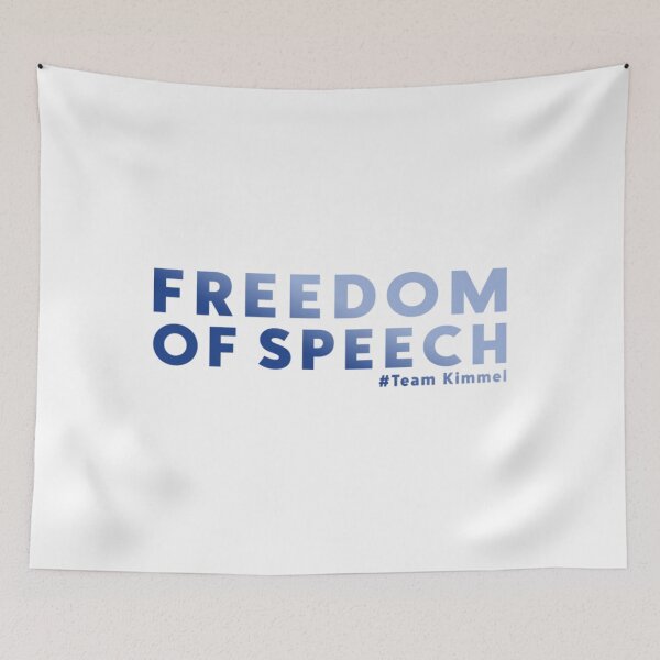 Item preview, Freedom Of Speech - Stand With Jimmy Kimmel designed and sold by judithcooley.