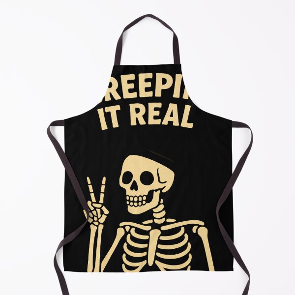 Item preview, Creepin’ It Real – Cool Skeleton Peace Sign designed and sold by Herundros.