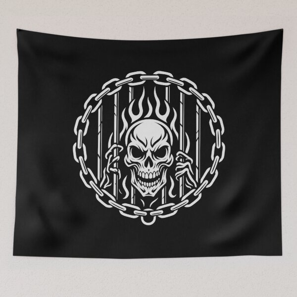Item preview, Chain Skull Tribal · Tribal Skull Motorcycle Chain designed and sold by DjokosDisigns.
