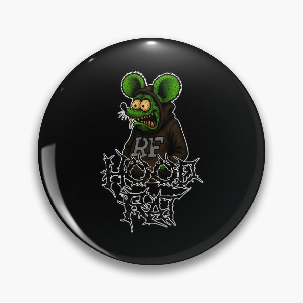 Item preview, Ratfink Hoodie RF Street Punk Metal Lettering designed and sold by Witchwayto254.