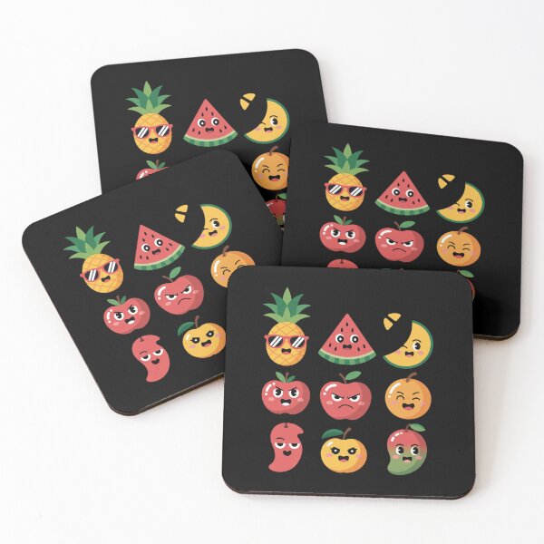 Item preview, Cute Fruits with Faces Cartoon Fruit Lover designed and sold by JonBarnes22.