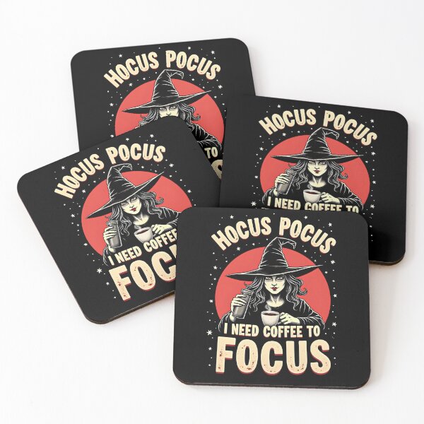 Item preview, Hocus Pocus I Need Coffee to Focus designed and sold by FrascatiStudio.