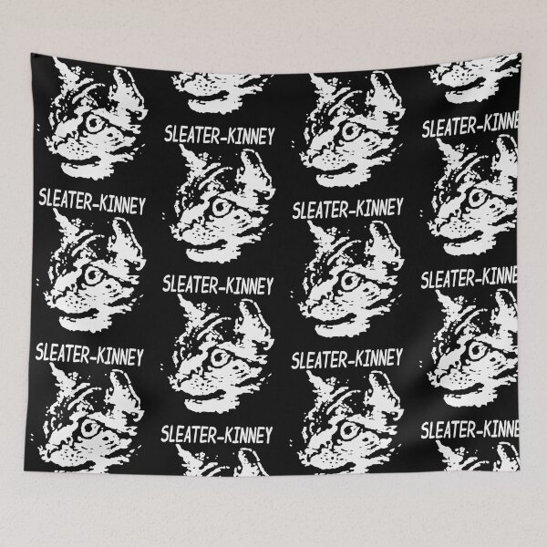 Item preview, Art Cat Retro Sleater Kinney Music Band  designed and sold by TeeMoNorris.
