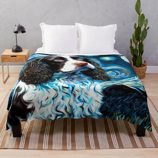 Item preview, A Springer Spaniel Starry Night, Adorable Springer Spaniel Puppy designed and sold by Orianah.
