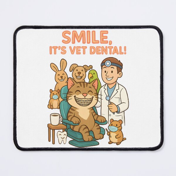 Item preview, Smile It’s Vet Dental – Cute Veterinarian Design with Animals designed and sold by Bettybee00.