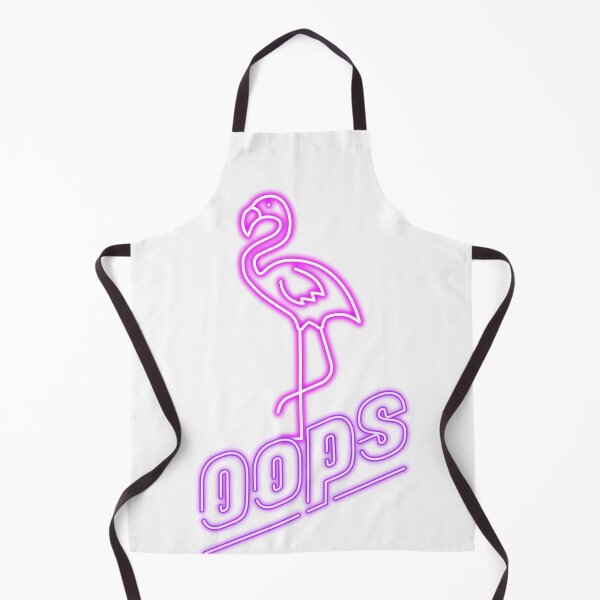 Item preview, Oops Flamingo Neon | Retro Aesthetic Design designed and sold by Ramya designs .