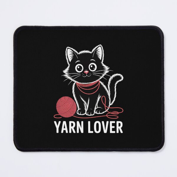 Item preview, Cute Knitting and Crochet Cat Yarn Lover designed and sold by JonBarnes22.