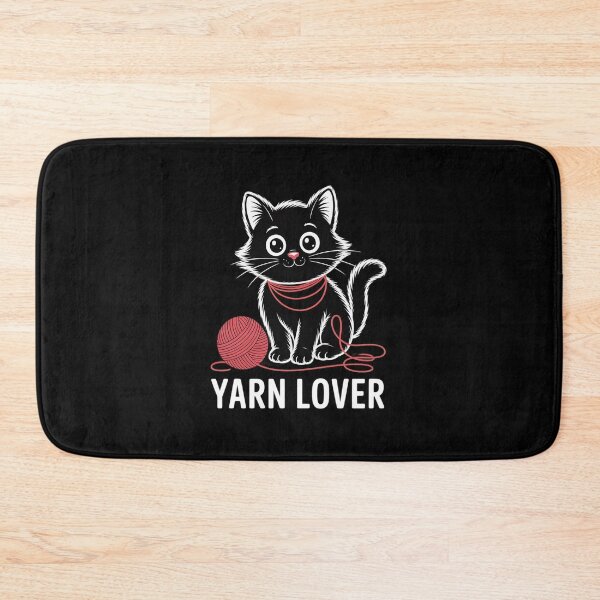 Item preview, Cute Knitting and Crochet Cat Yarn Lover designed and sold by JonBarnes22.