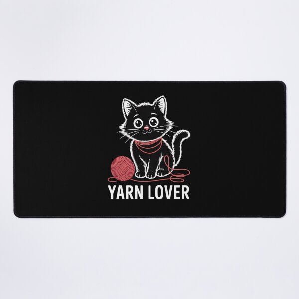 Item preview, Cute Knitting and Crochet Cat Yarn Lover designed and sold by JonBarnes22.