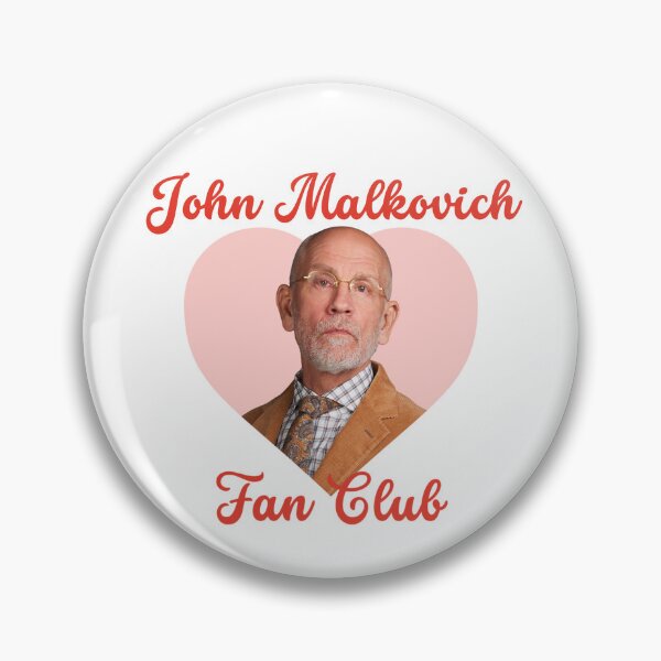 Item preview, John Malkovich Fan Club designed and sold by Splendid Scibbles.