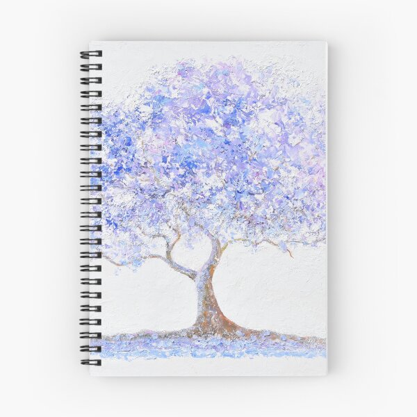 Item preview, Jacaranda Tree oil painting designed and sold by MatsonArtDesign.