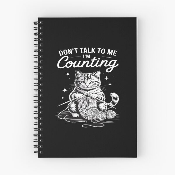 Item preview, Cute Knitting Cat, Crochet Counting, Folk Art Style designed and sold by JonBarnes22.
