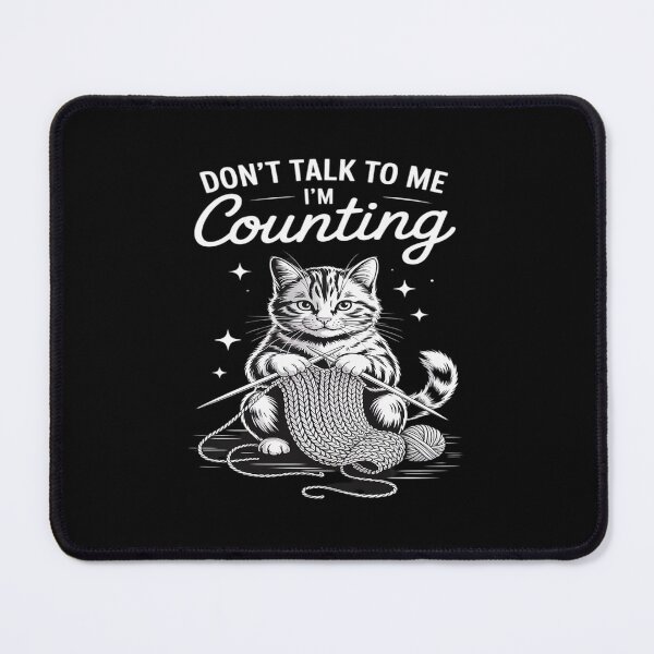 Item preview, Cute Knitting Cat, Crochet Counting, Folk Art Style designed and sold by JonBarnes22.