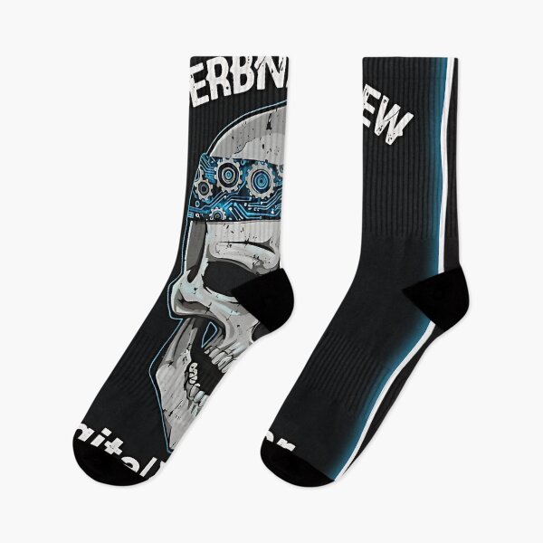 Item preview, Cybernetic Crew – Skull Digital Frontier Cyberpunk Tech Design designed and sold by KarinDraper.