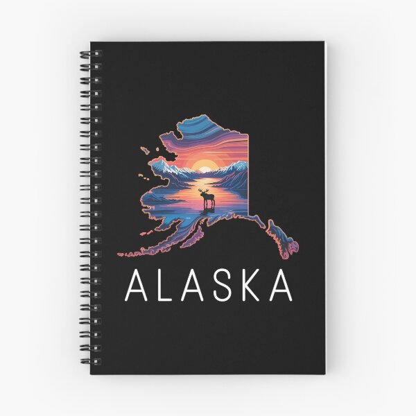 Item preview, Alaskan Moose Animal Alaska Map designed and sold by ValerieRodrigue.