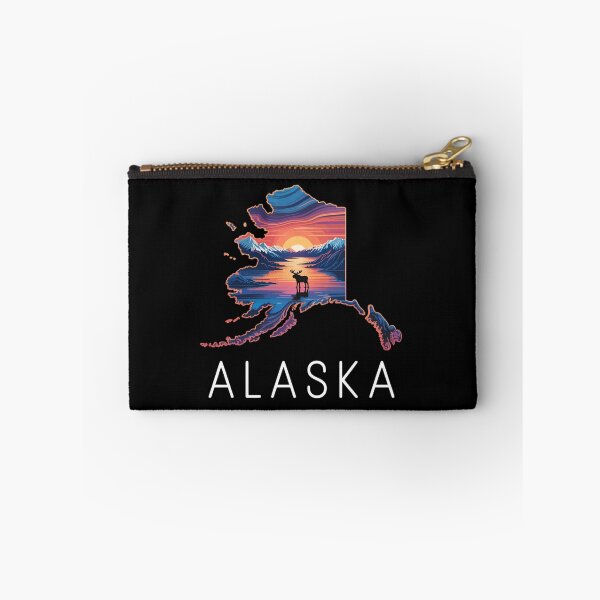 Item preview, Alaskan Moose Animal Alaska Map designed and sold by ValerieRodrigue.