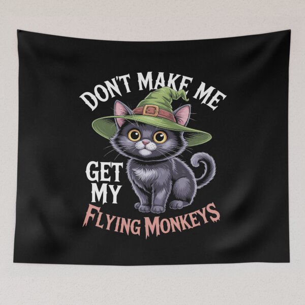 Item preview, Cute Meowgical Team Flying Monkeys Cat Wizard Magical Spell designed and sold by JonBarnes22.