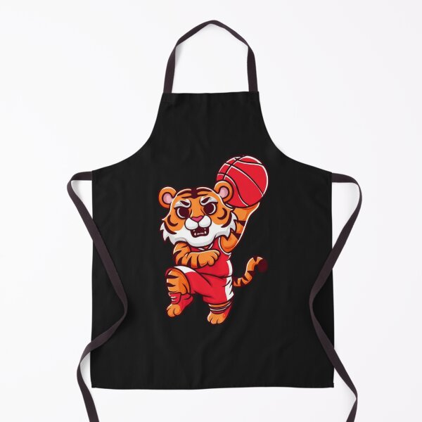 Item preview, Funny Chibi Tiger Basketball – Cute Red Basketball Animal, Cartoon Sports Tiger designed and sold by ColorSplash123.