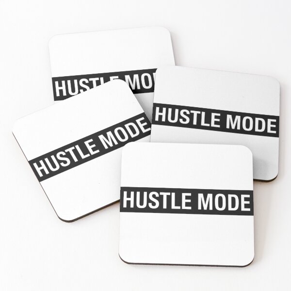 Item preview, HUSTLE MODE Minimal Box Logo – Clean Bold Streetwear Typography designed and sold by Happyfreedom.