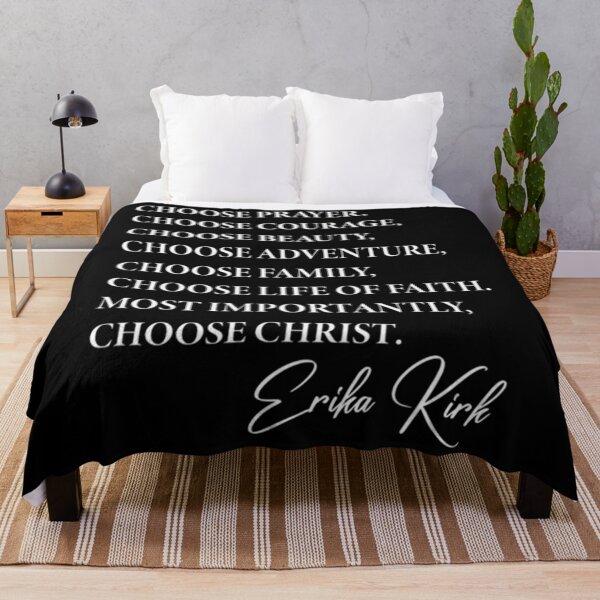 Item preview, Choose Prayer Choose Courage Erika-Kirk Saying, Charlie-Kirk RIP RED designed and sold by benmoqy.
