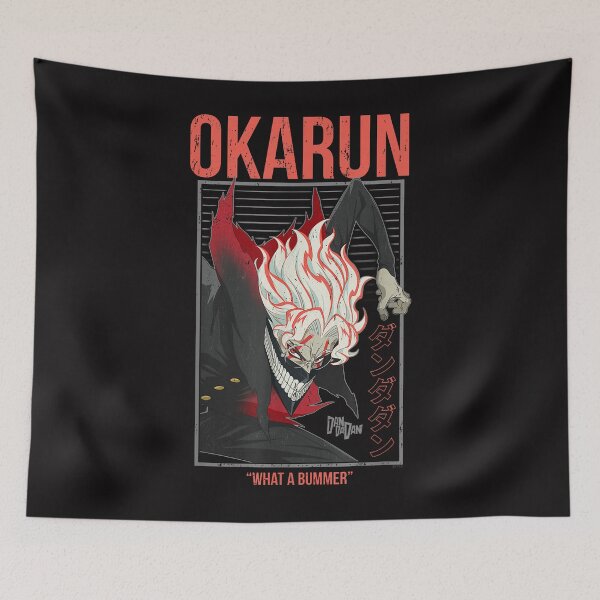 Item preview, Dan Da Dan What A Bummer Okarun With Kanji Anime designed and sold by KathleenCorum86.