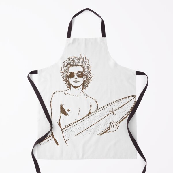 Item preview, Cool Retro Surfer – Sketchy Line Art Surf Illustration designed and sold by The Sandy Design Store.