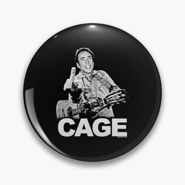 Item preview, Nicolas Cage Guitar Meme Punk Black White designed and sold by Boondocks254.