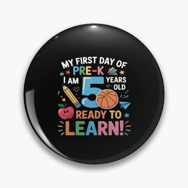 Item preview, Cute My First Day Of Pre K I Am 5 Years Old designed and sold by LeeEvans222.
