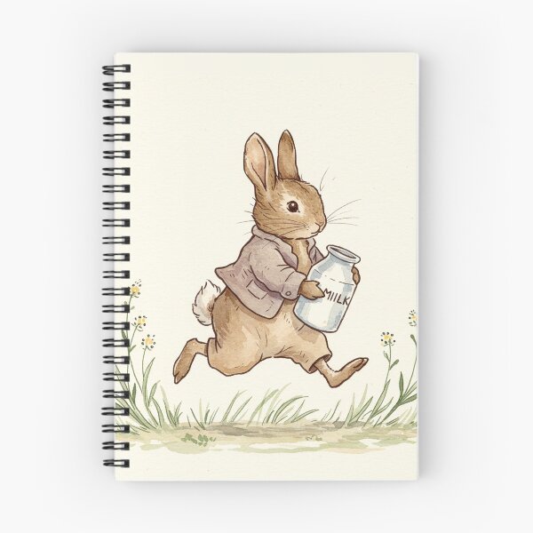 Item preview, Little Rabbit on a Milk Run designed and sold by Pasteltone.