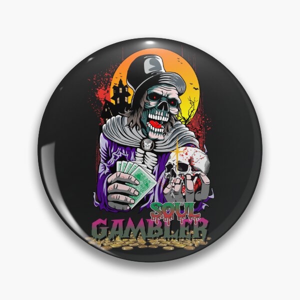 Item preview, Soul Gambler, Halloween T-Shirt for Kids, Teens and Adults designed and sold by RJRDesignStore1.