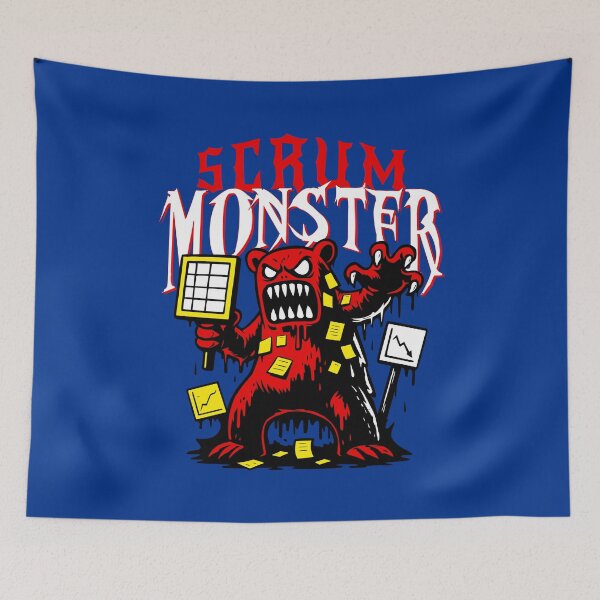 Item preview, Scrum Monster designed and sold by DAFIN.