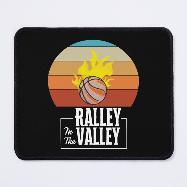 Item preview, Rally In The Valley Flaming Basketball Sunset Retro Gift For Sport Fan Playoffs designed and sold by TeresaRath.