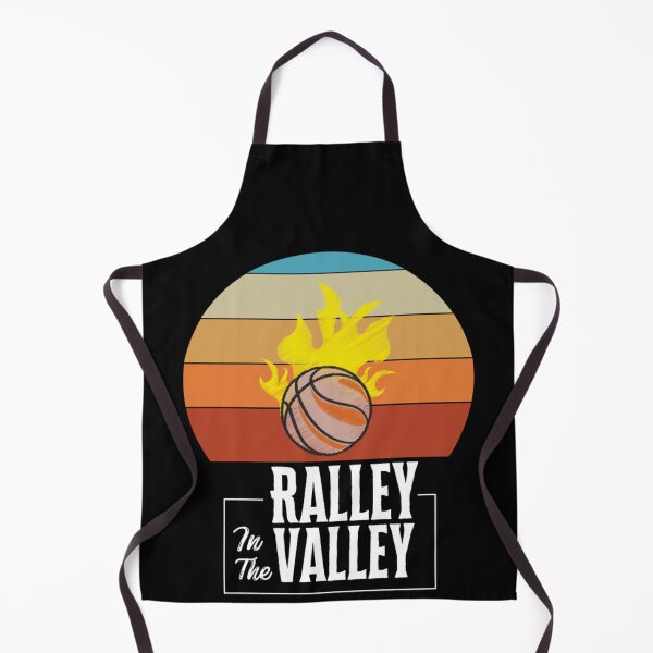 Item preview, Rally In The Valley Flaming Basketball Sunset Retro Gift For Sport Fan Playoffs designed and sold by TeresaRath.