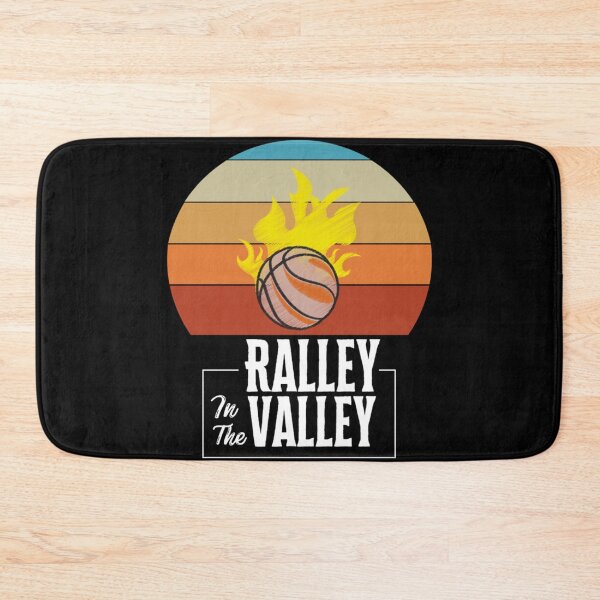 Item preview, Rally In The Valley Flaming Basketball Sunset Retro Gift For Sport Fan Playoffs designed and sold by TeresaRath.