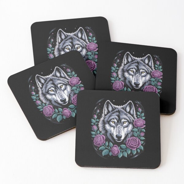 Item preview, Cute Wolf Art Howling Moon Forest Nature Wildlife Wolves Lov designed and sold by LeeEvans222.