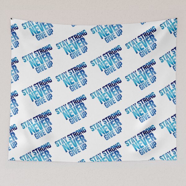 Item preview, Blue Never Give Up! designed and sold by Mehdals.