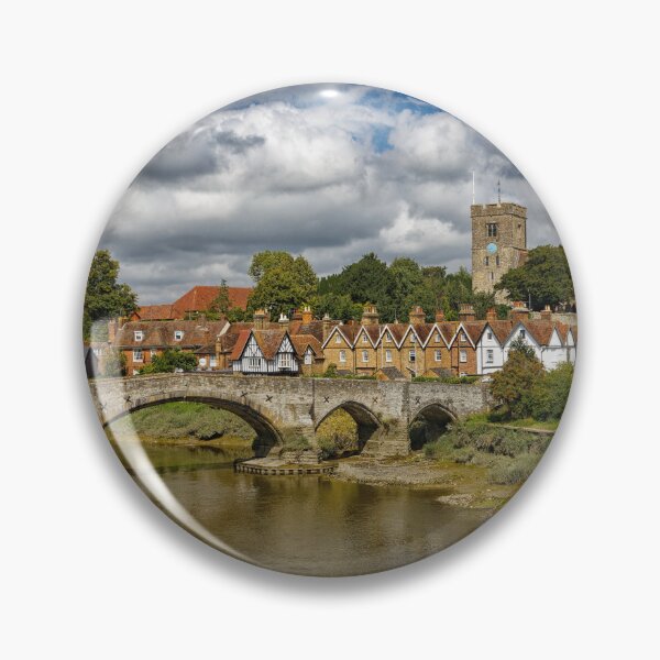 Item preview, The River Medway at Low Tide at Aylesford Bridge Kent England UK designed and sold by John Gilham - Landscape Photography.