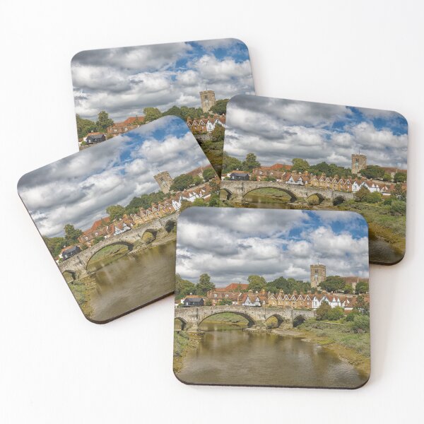 Item preview, The River Medway at Low Tide at Aylesford Bridge Kent England UK designed and sold by John Gilham - Landscape Photography.