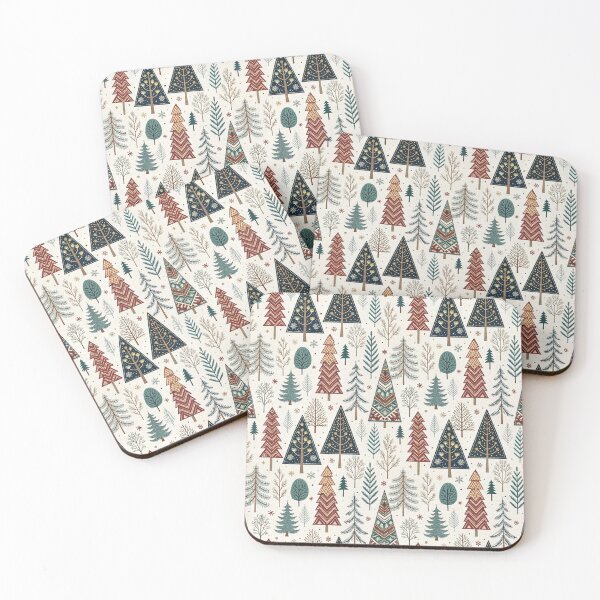 Item preview, Folk Pine Trees designed and sold by Shuga-Design.