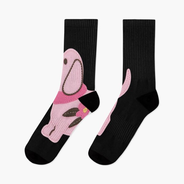 Item preview, Dachshund Dog Pink Ribbon Breast Cancer Pattern Felt Art   designed and sold by LeeEvans222.