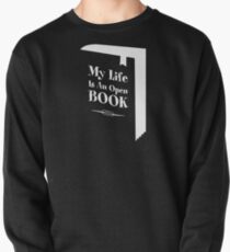 Sudadera sin capucha Mi vida es un libro abierto