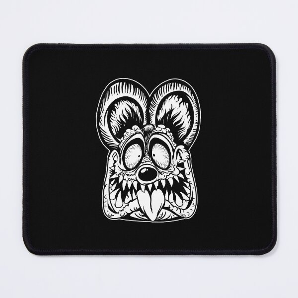 Item preview, Ratfink Monster Head Black White Line designed and sold by Witchwayto254.