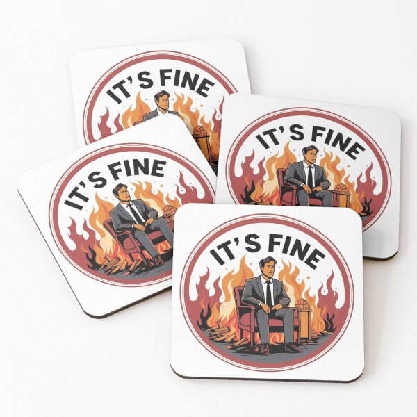 Item preview, Don't worry, it's fine funny gift designed and sold by TheSewRyn.