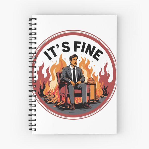 Item preview, Don't worry, it's fine funny gift designed and sold by TheSewRyn.