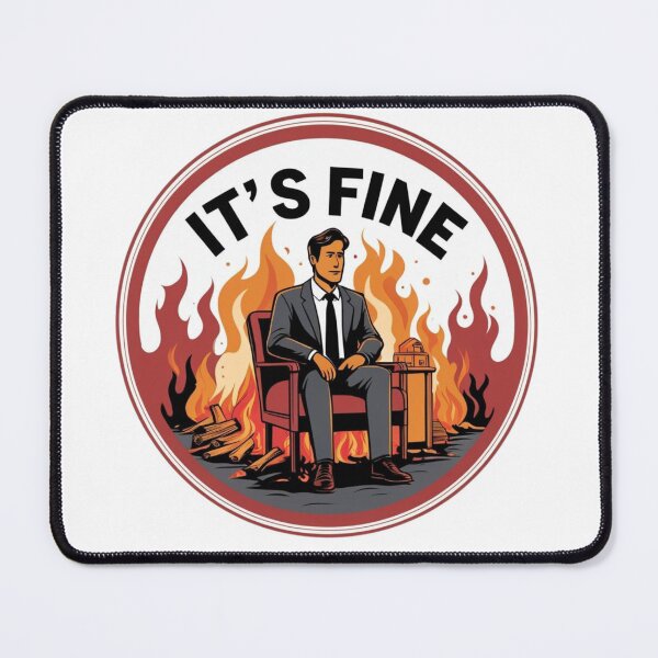 Item preview, Don't worry, it's fine funny gift designed and sold by TheSewRyn.