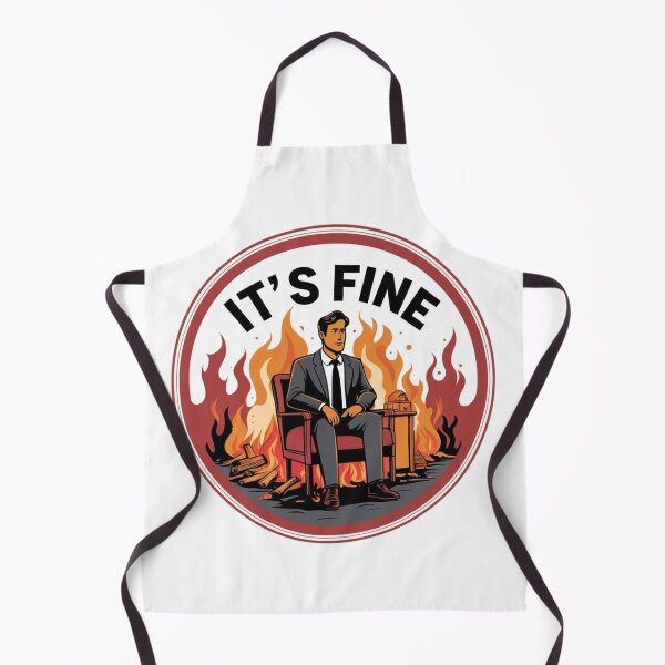 Item preview, Don't worry, it's fine funny gift designed and sold by TheSewRyn.
