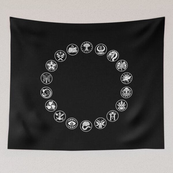 Item preview, Concordant Pact All Symbols (Without Text - Just White) designed and sold by MEHTANIX.