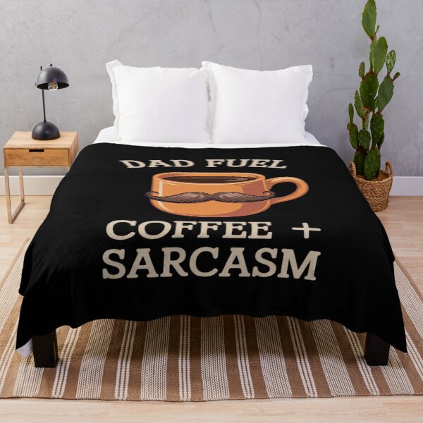 Item preview, Dad Fuel = Coffee + Sarcasm Top Vintage Cartoon designed and sold by LeeEvans222.