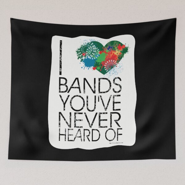 Item preview, I Love Obscure Bands designed and sold by JoanAmy.
